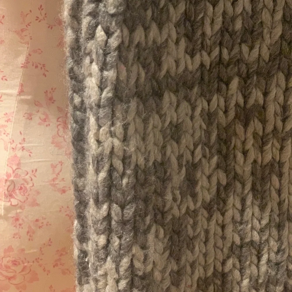Michael Stars Chunky Knit Scarf in Galvanize​​​​​​​​​ - Picture 4 of 6